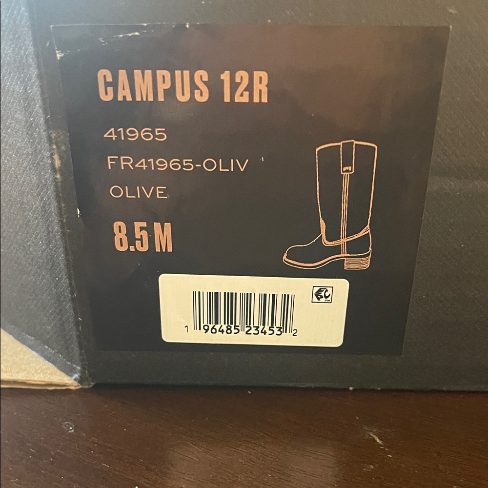 Frye Campus 12R Olive 8.5M - Picture 8 of 12